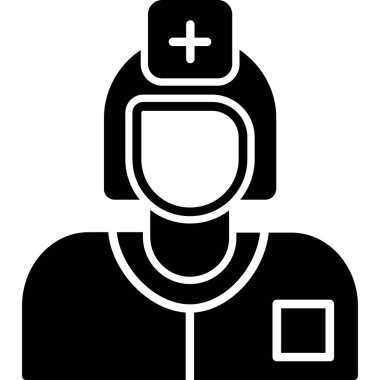 Steteskop simgesi olan doktor, özet biçimi