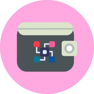 Kamera. Web simgesi basit illüstrasyon