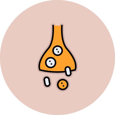 İlaç simgesinin vektör illüstrasyonu