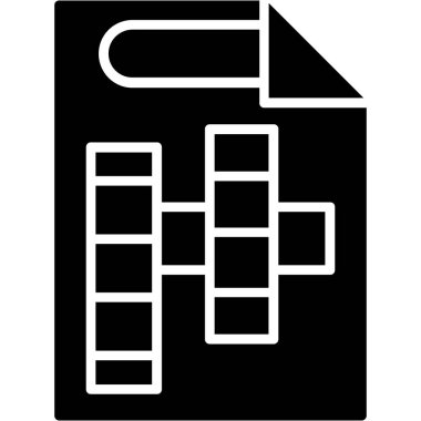 belge simgesi vektör illüstrasyonu