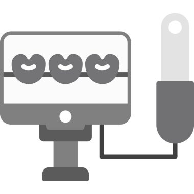 tıbbi ve sağlık çizgisi vektör simgesi.