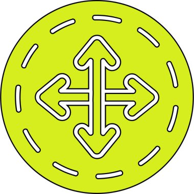 Çizgi film simgesinin vektör çizimi