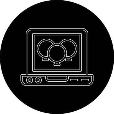 seo modern simgesinin vektör illüstrasyonu