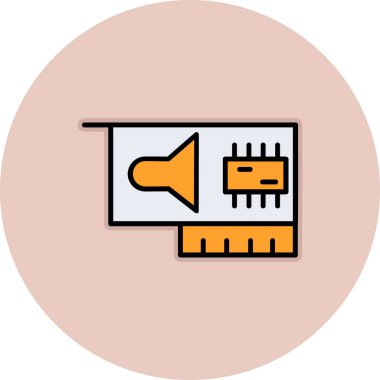 Vektör müzik simgesi illüstrasyonu