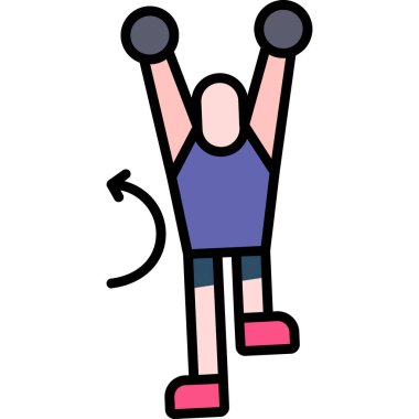 egzersiz egzersiz simgesi