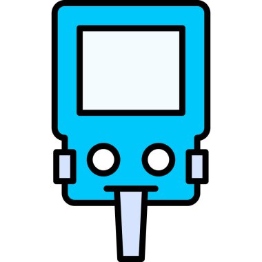 otobüs araç simge vektör illüstrasyon izole