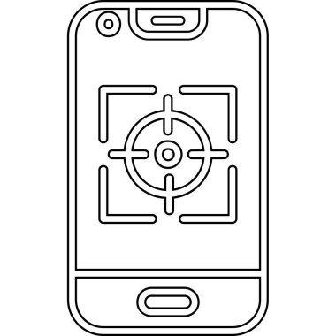 akıllı telefon aygıtı teknolojisi izole edilmiş simge