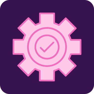 dişli simgesi vektör illüstrasyonu