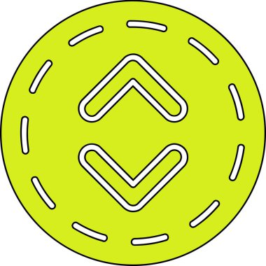 Dolu golf ikonu - ana hatlarıyla