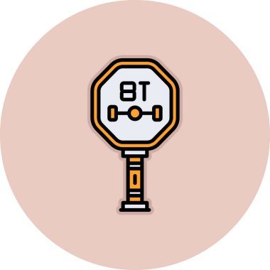 Modern b 'nin vektör illüstrasyonu eksik simgesi