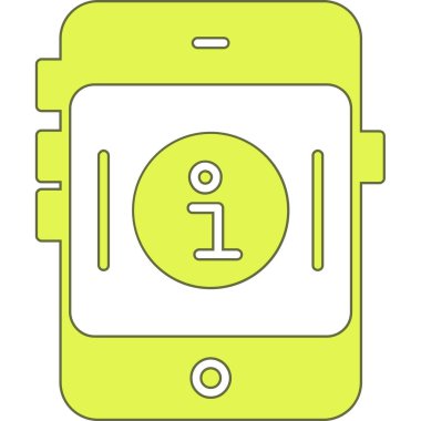 Akıllı telefon. resimleme tasarımı