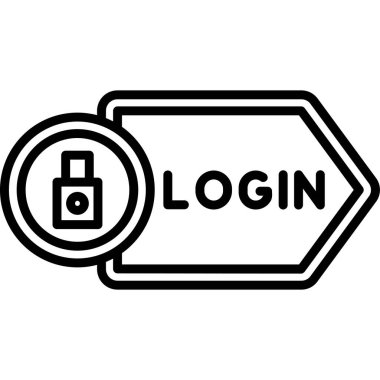 Giriş. Web simgesi basit tasarım