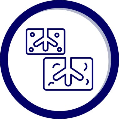 Modern b 'nin vektör illüstrasyonu eksik simgesi