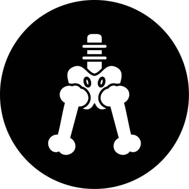 Bir köpek simgesinin vektör illüstrasyonu