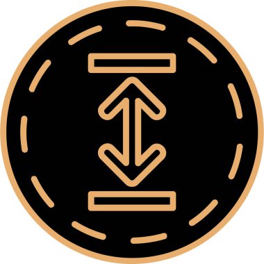 Para simgesi, vektör illüstrasyonu