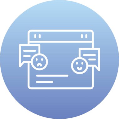 seo modern simgesinin vektör illüstrasyonu