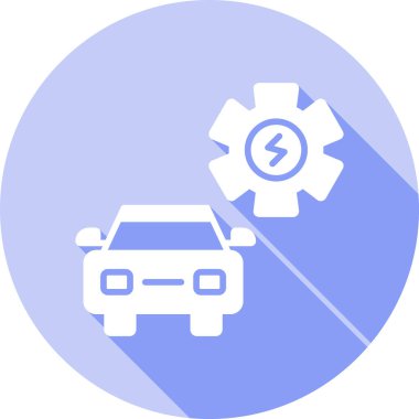 Araba tamir kutsal kişilerin resmi, vektör çizim