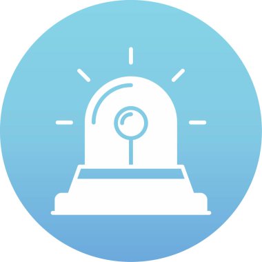 Alarm! Web simgesi basit illüstrasyon