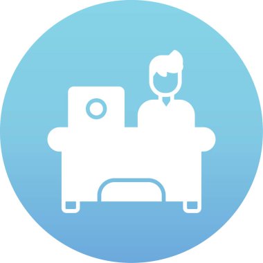 Mobilya simgesinin vektör illüstrasyonu