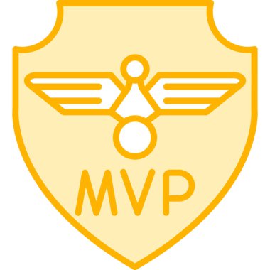 Rozet simgesi. Web için defne vektörü simgelerinin basit çizimi