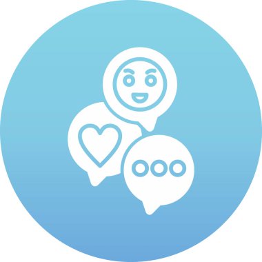 konuşma kabarcığı vektör çizimi