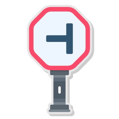 trafik işareti vektör simgesi