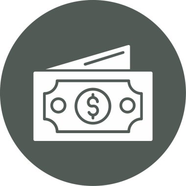 Dolar simgesi vektör illüstrasyonu