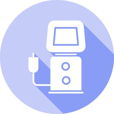 Benzin pompası. Basit illüstrasyon