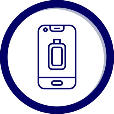 cep telefonu simgesi, vektör illüstrasyon tasarımı