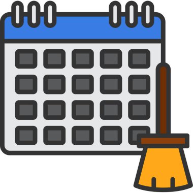 günlük takvim simgesi - taslak biçimi