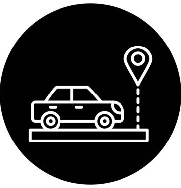 konum simgesi vektör illüstrasyonu