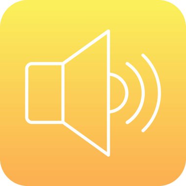 ses hoparlörü ses simgesi rozet biçiminde