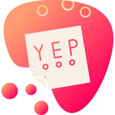 Evet işareti var. İş fotoğrafında daire şeklinde bir şey göstermek ya da birine bir şey göstermek bir şeydir.