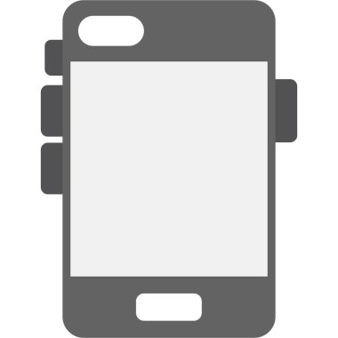 cep telefonu ikonu vektör illüstrasyonu.