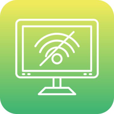 benzersiz sinyal vektör simgesi