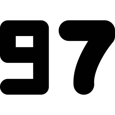 979 simgesi, vektör illüstrasyonu