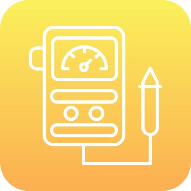 Pil simgesinin vektör illüstrasyonu