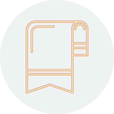 Modern b 'nin vektör illüstrasyonu eksik simgesi