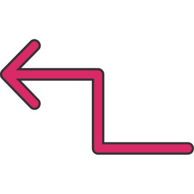 ok simgesi vektör illüstrasyonu