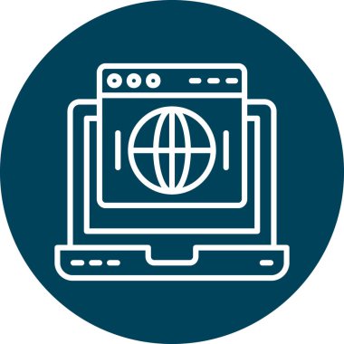 Modern simgenin vektör illüstrasyonu