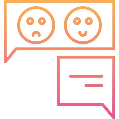 Konuşma balonu. Basit resimleme