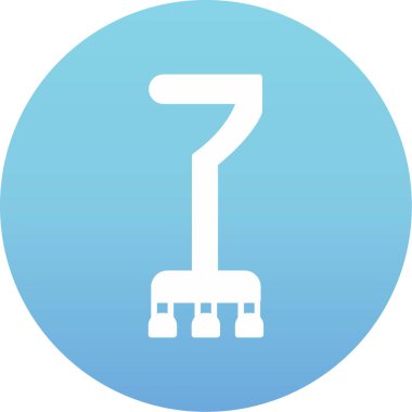 Çekiç. Web simgesi basit illüstrasyon