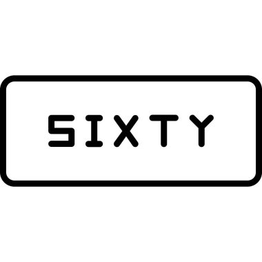 6 numaralı simge logo tasarım vektör şablon elementleri