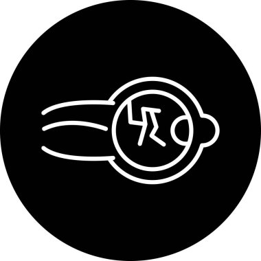 Bir balık simgesinin vektör çizimi