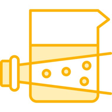 boya fırçası ikonu. Web için boya fırçası vektör simgesinin özet çizimi