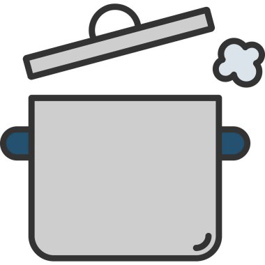 Şirin bir çizgi film simgesinin vektör çizimi