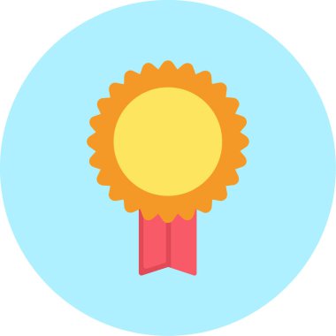 İzole edilmiş arka planda rozet vektör çizimi. Kaliteli daire. kavram ve grafik tasarımı için vektör simgesi.