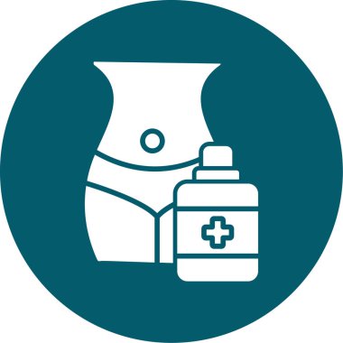 İki elli sabun şişesi vektör çizim tasarımı