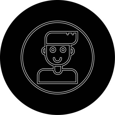 İnsan simgesinin vektör illüstrasyonu