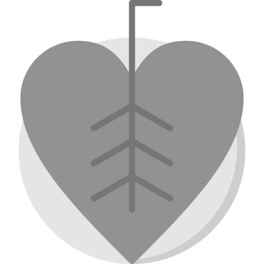 Aşk kalp vektör simgesi